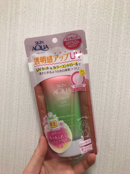 スキンアクア トーンアップUVエッセンス/スキンアクア/日焼け止めクリームを使ったクチコミ(1枚目)