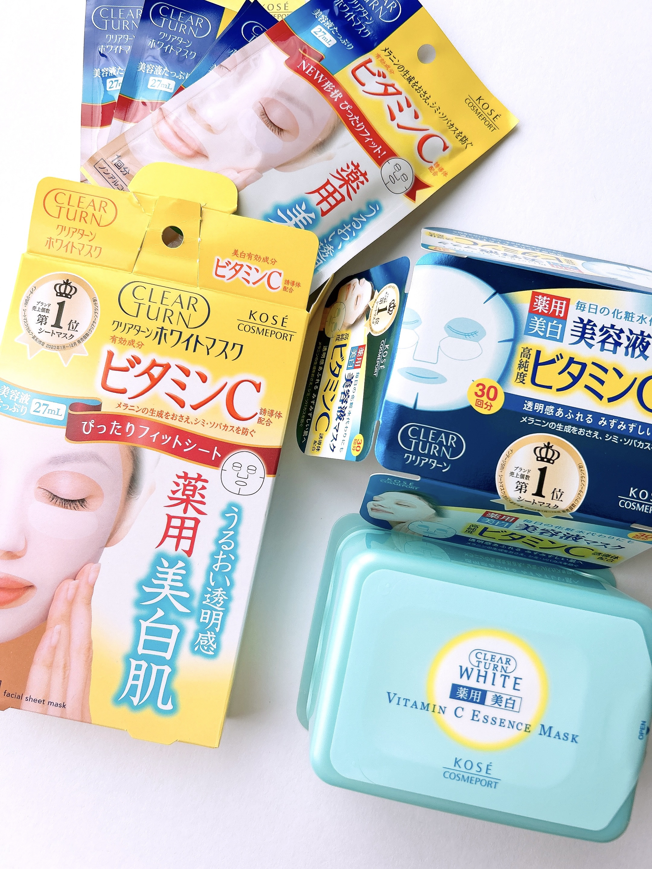 エッセンスマスク (ビタミンC)/クリアターン/シートマスク・パックを使ったクチコミ（2枚目）