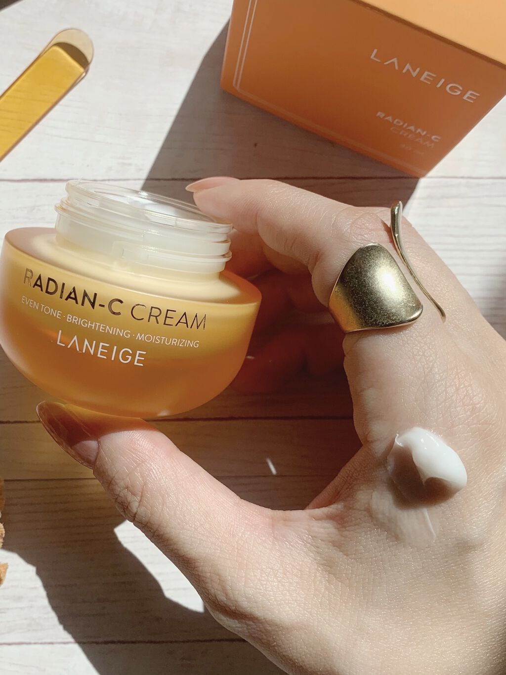 ラディアンーCクリーム/LANEIGE/フェイスクリームを使ったクチコミ（2枚目）