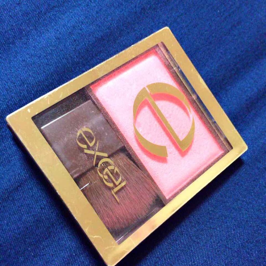 スキニーリッチチーク/excel/パウダーチークを使ったクチコミ(1枚目)