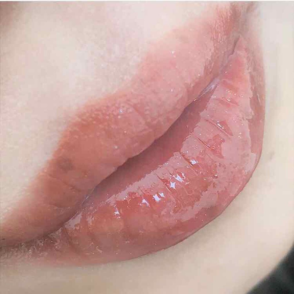 グラスティングウォーターグロス/rom&nd/リップグロスを使ったクチコミ(4枚目)