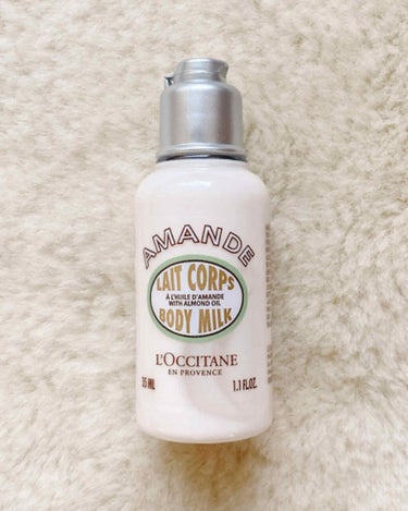 L'OCCITANE アーモンド ミルクコンセントレートのクチコミ「＊ロクシタン＊
アドベントカレンダー2020 

💐day17💐

＜アーモンド ボディミルク.....」（2枚目）