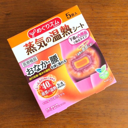 蒸気の温熱シート 下着の内側面に貼るタイプ/めぐりズム/その他を使ったクチコミ(1枚目)