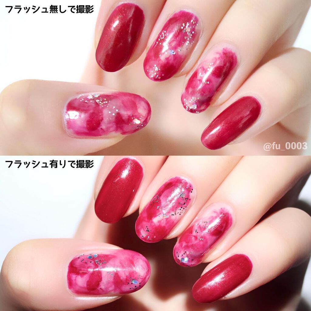 ウカ レッドスタディ ワン/uka/マニキュアを使ったクチコミ（3枚目）