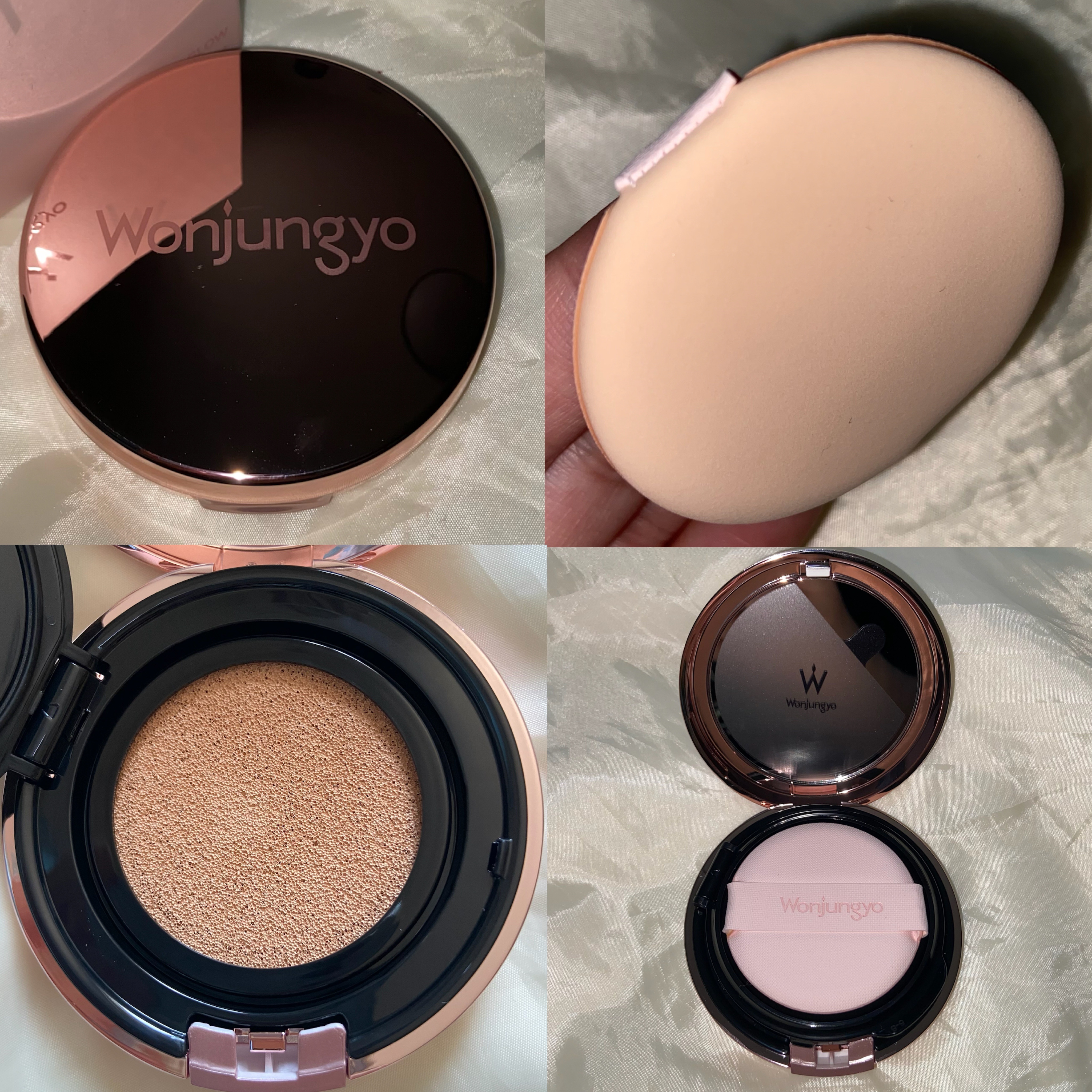 ウォンジョンヨ フィッティングクッション グロウ/Wonjungyo/クッションファンデーションを使ったクチコミ（2枚目）