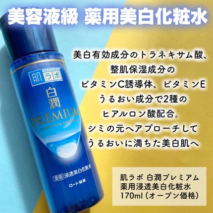 白潤プレミアム薬用浸透美白化粧水/肌ラボ/化粧水を使ったクチコミ(6枚目)