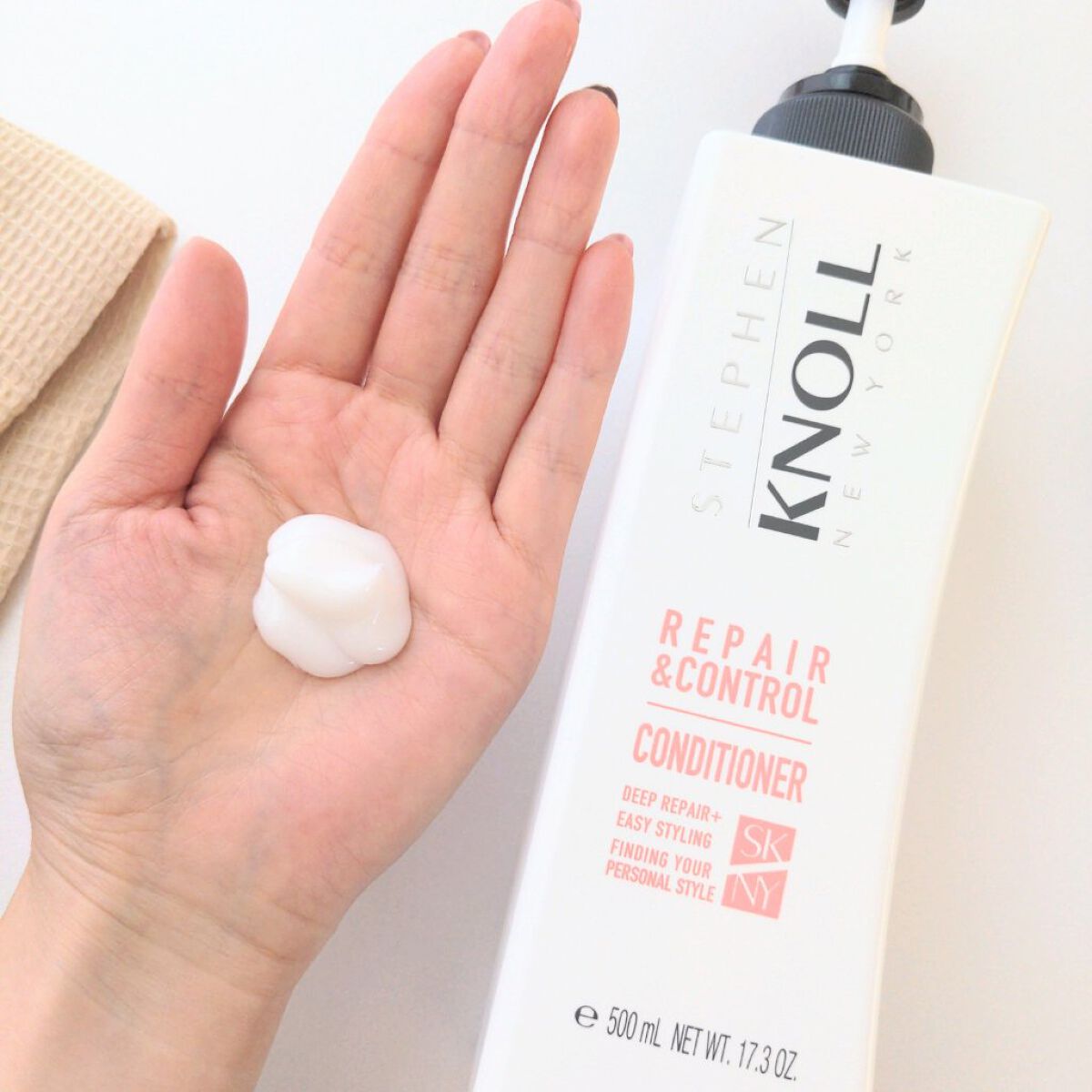 リペアコントロール シャンプー W/コンディショナー W コンディショナー本体 500ml/スティーブンノル ニューヨーク/市販シャンプーを使ったクチコミ（3枚目）