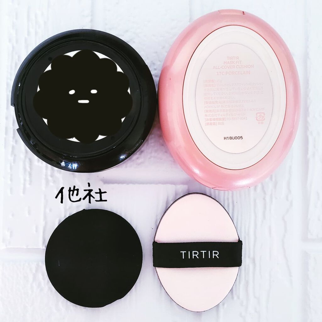 マスクフィットオールカバークッション/TIRTIR(ティルティル)/クッションファンデーションを使ったクチコミ(4枚目)