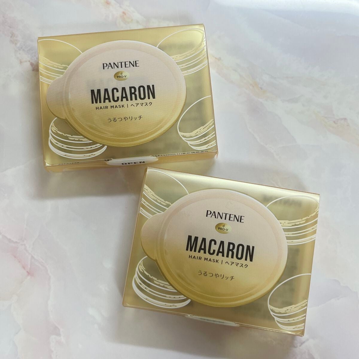 パンテーンマカロン ヘアマスク うるつやリッチ/パンテーン/ヘアマスク・ヘアパックを使ったクチコミ(1枚目)