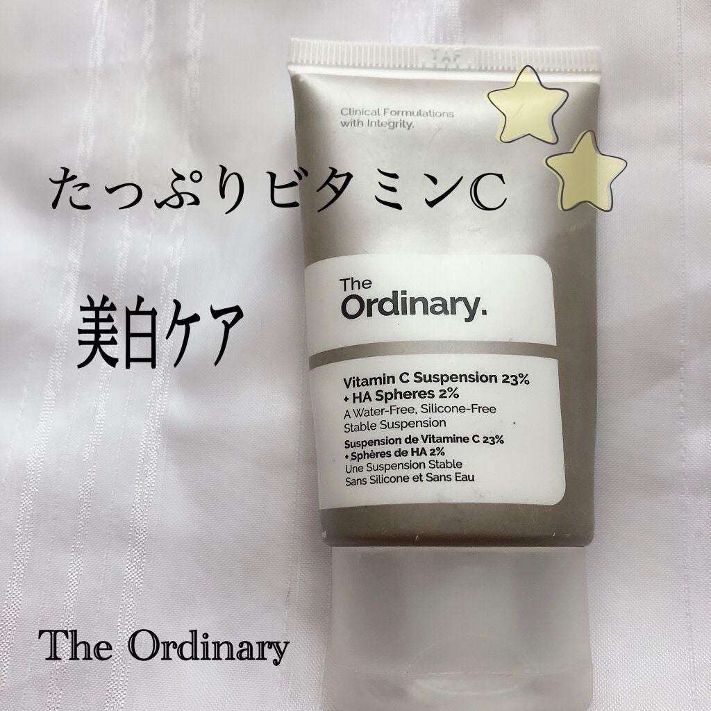 Cサスペンション23+HAスフィア2フェイスクリーム/The Ordinary/美容液を使ったクチコミ(1枚目)