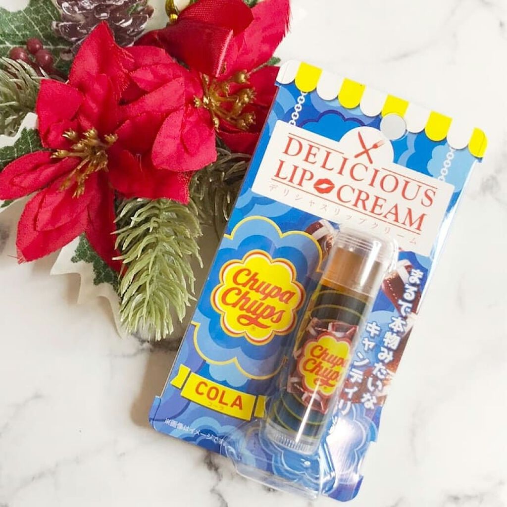 デリシャスリップクリーム Chupa Chups（チュッパチャプス）/デリシャスリップクリーム/リップクリームを使ったクチコミ（1枚目）