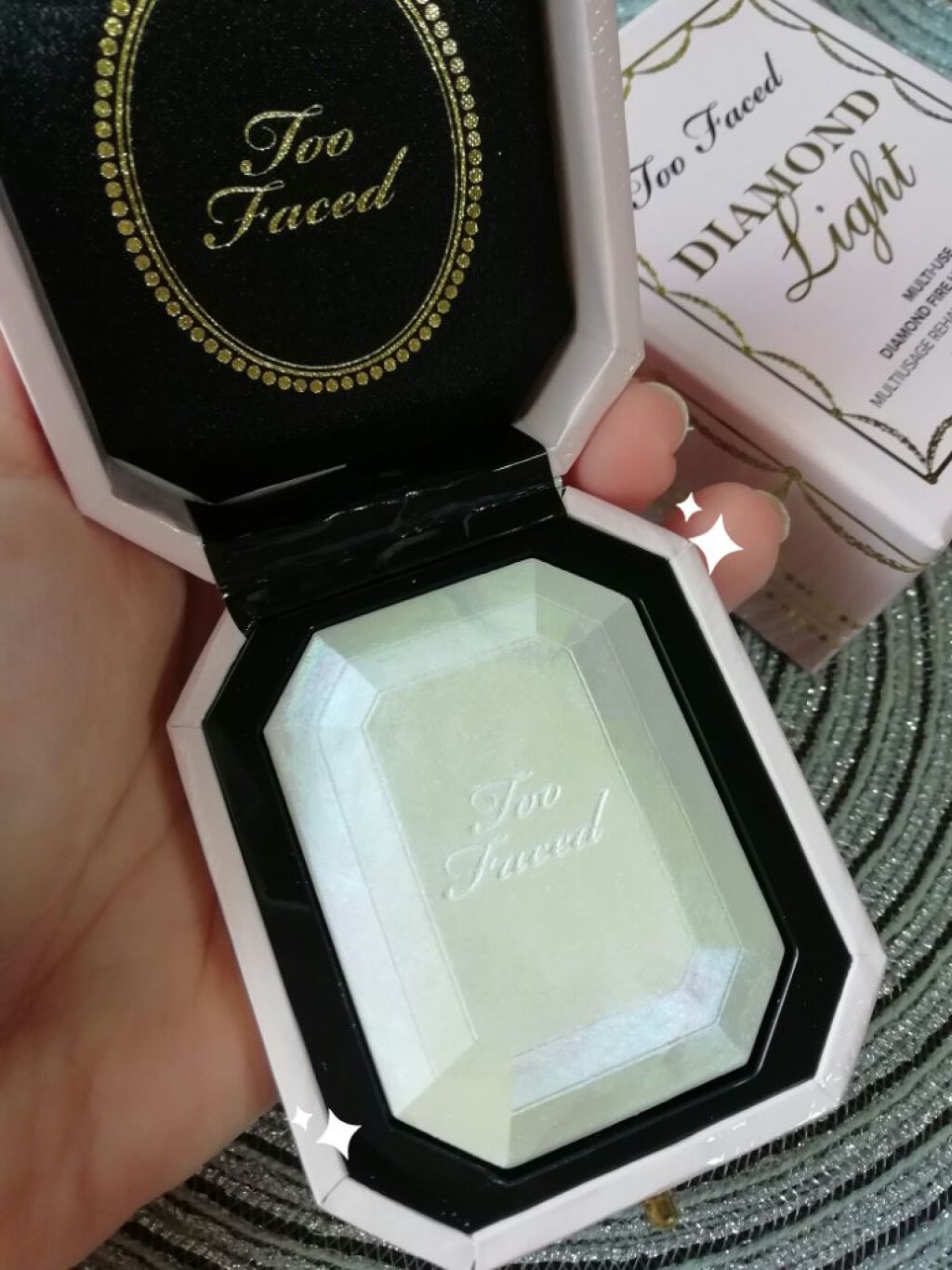 ダイヤモンドライト マルチユース ハイライター/Too Faced/パウダーハイライトを使ったクチコミ(3枚目)
