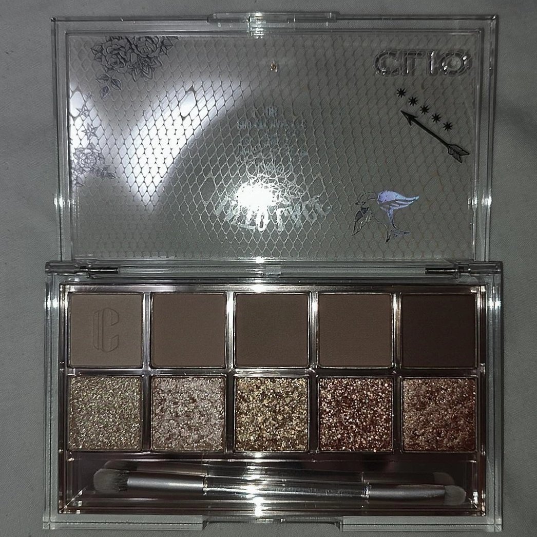 プロ アイ パレット 08 INTO LACE(AD)/CLIO/アイシャドウパレットを使ったクチコミ（2枚目）