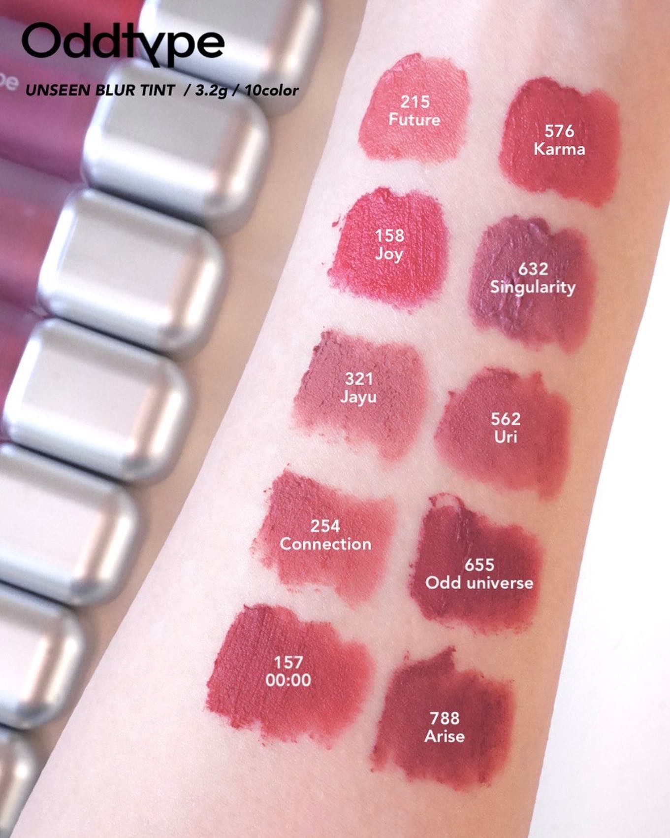 UNSEEN BLUR TINT/Oddtype/口紅を使ったクチコミ（2枚目）
