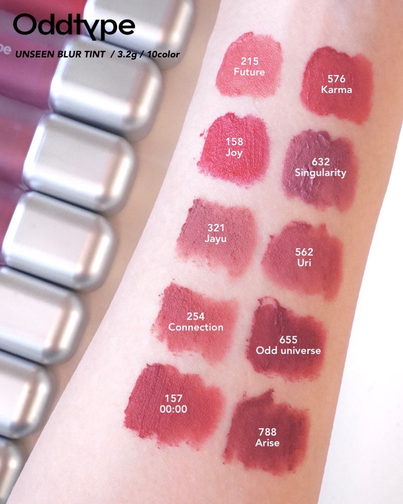 UNSEEN BLUR TINT/Oddtype/口紅を使ったクチコミ(2枚目)