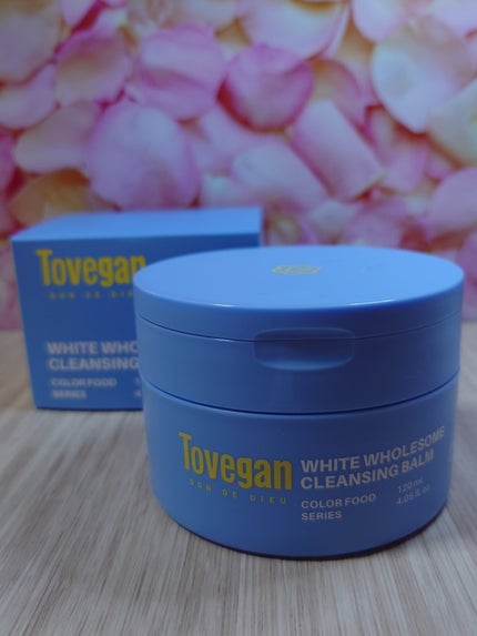 カラーフードシリーズホワイトホールサムクレンジングバーム/Tovegan/クレンジングバームを使ったクチコミ(1枚目)