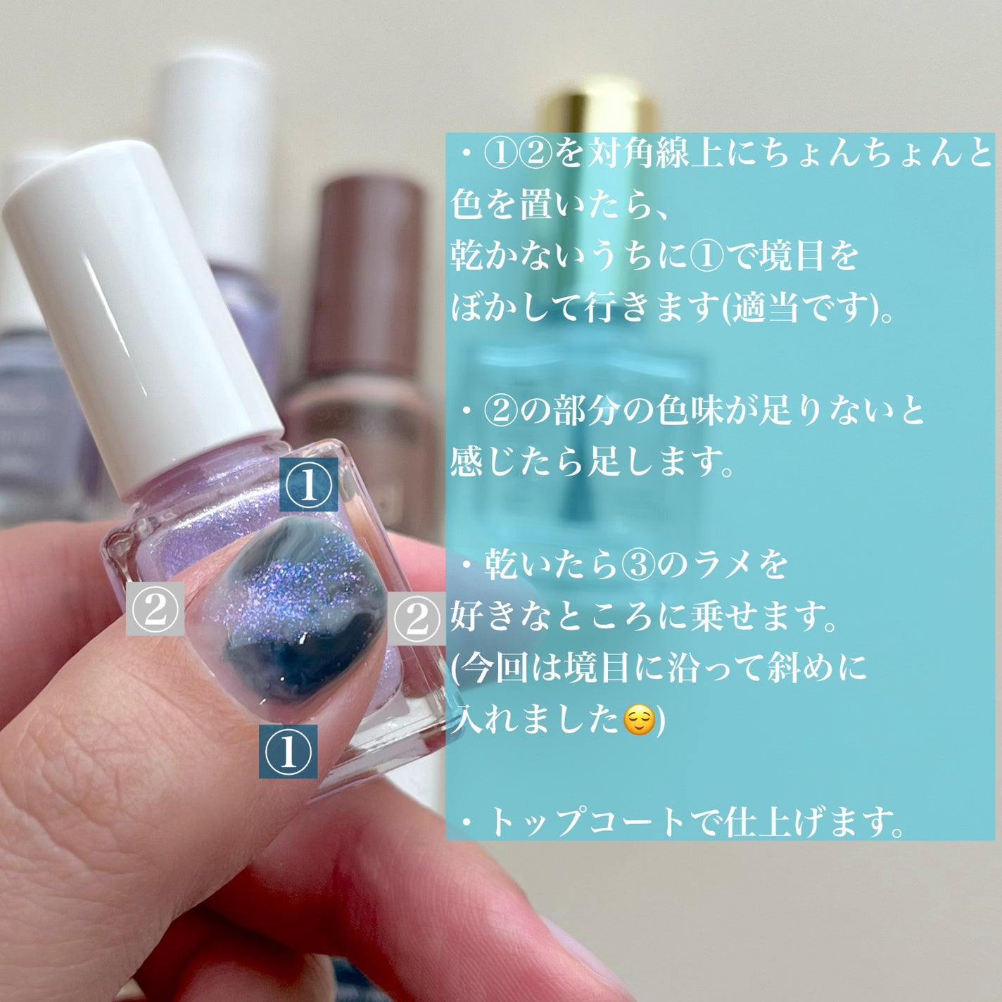 ネイルファンデーション/パラドゥ/マニキュアを使ったクチコミ(3枚目)