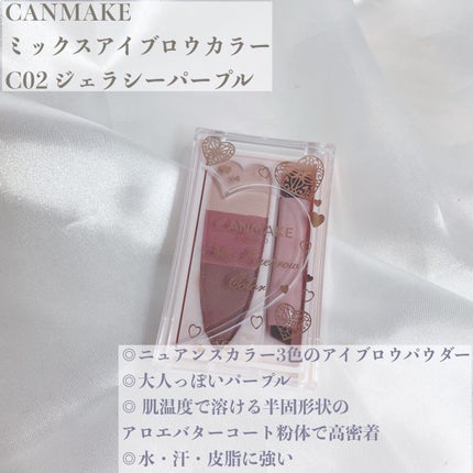 ミックスアイブロウカラー/キャンメイク/パウダーアイブロウを使ったクチコミ(2枚目)