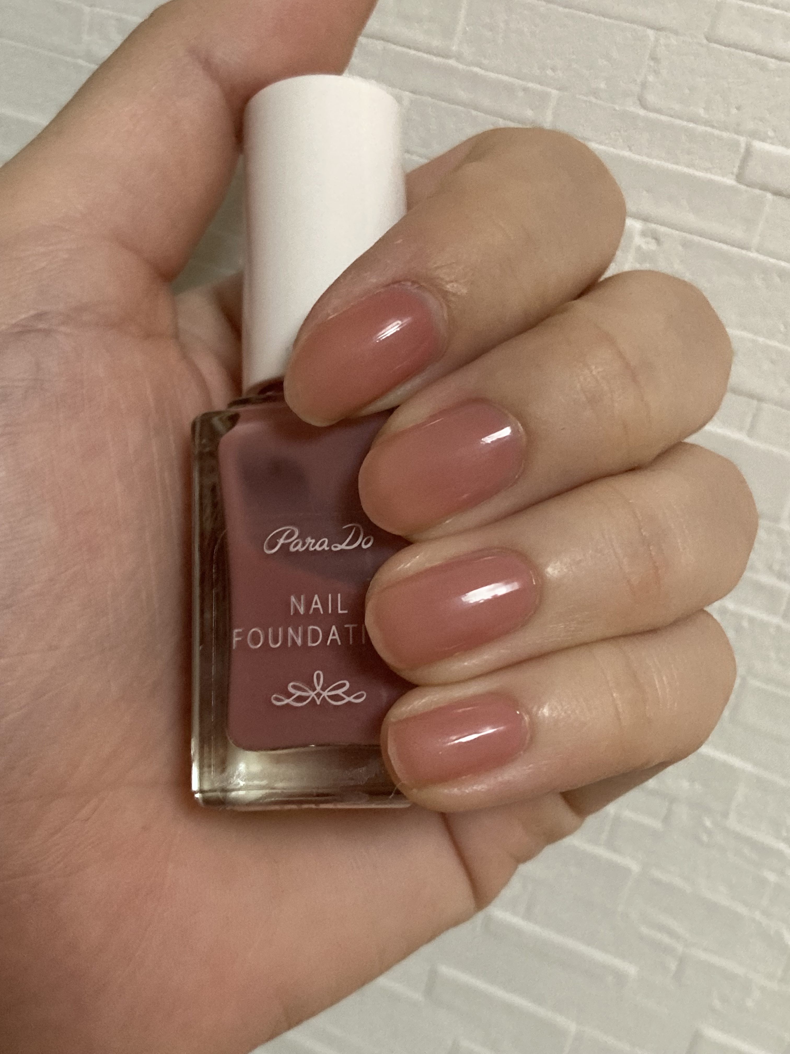 ネイルファンデーション PO02 ピンクオークル/パラドゥ/マニキュアを使ったクチコミ（2枚目）