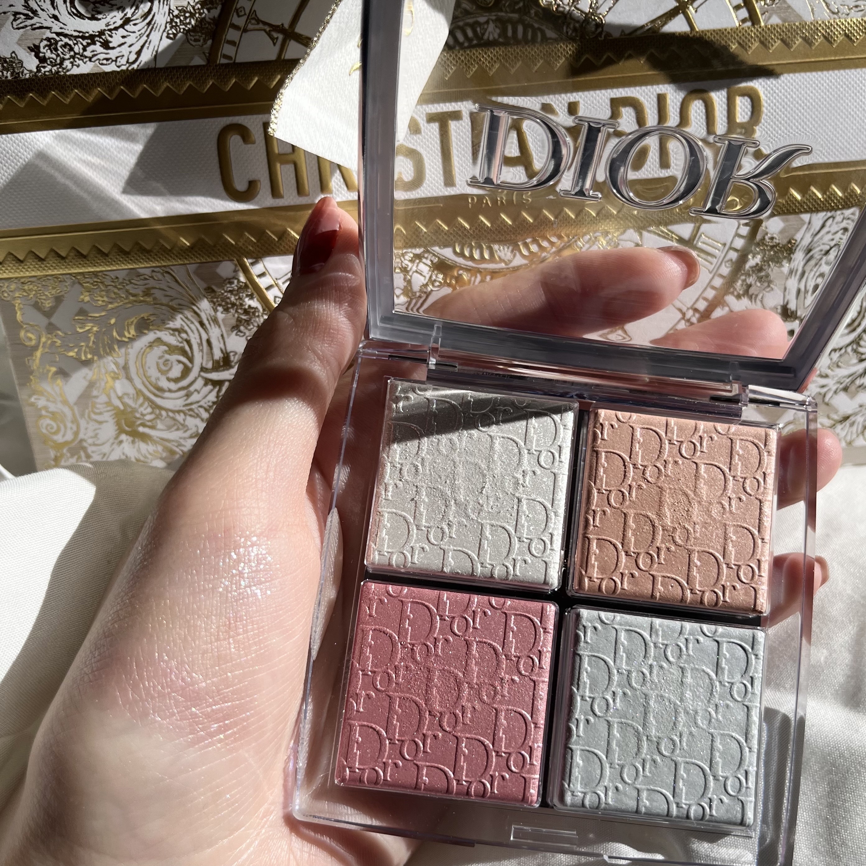 [新品・未使用]ディオール　マスカラ　フェイスグロウパレットのセット 新品・未使用]ディオール マスカラ フェイスグロウパレットの