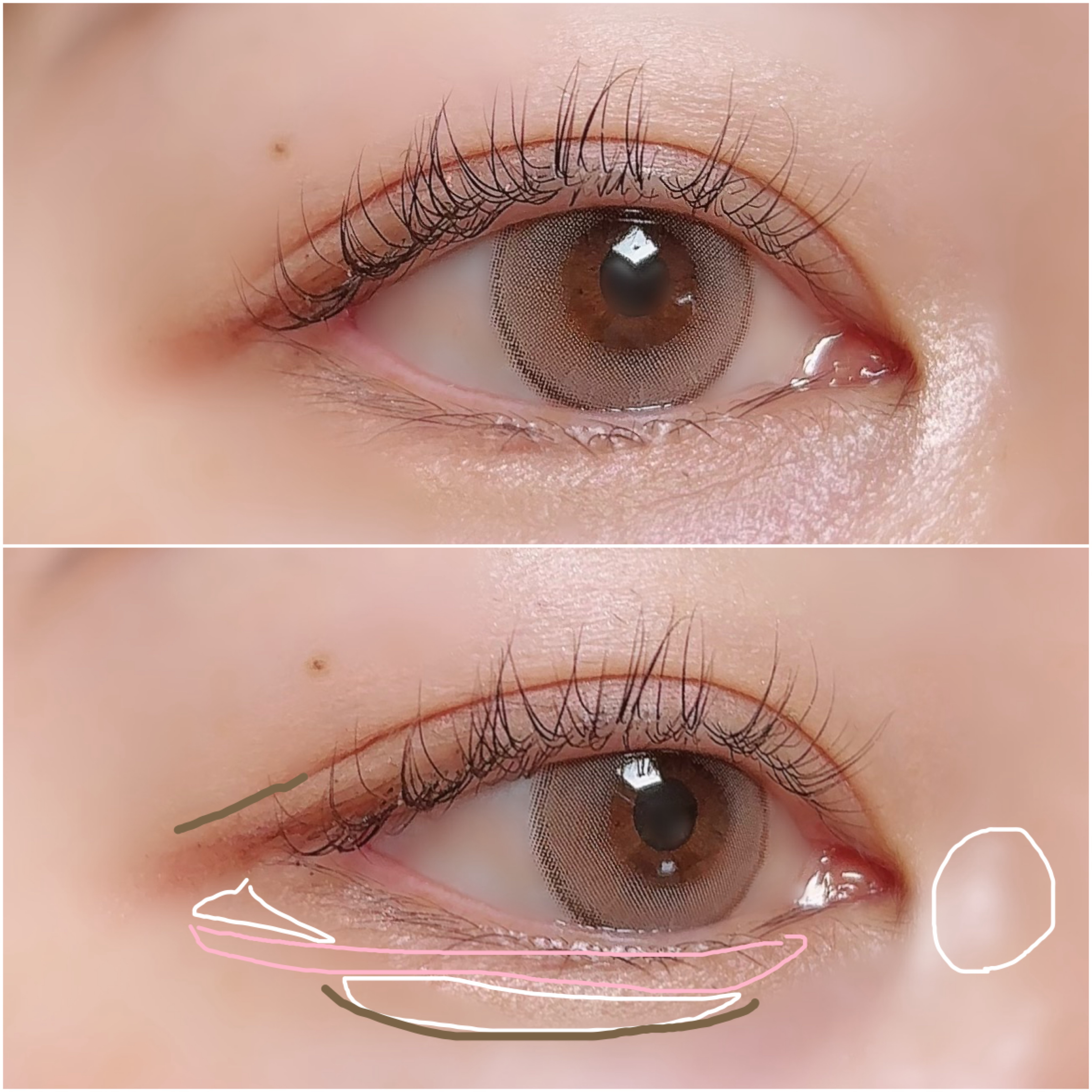 ドットオンムードコントゥアアイライナースリム/Heart Percent/ジェルアイライナーを使ったクチコミ（3枚目）