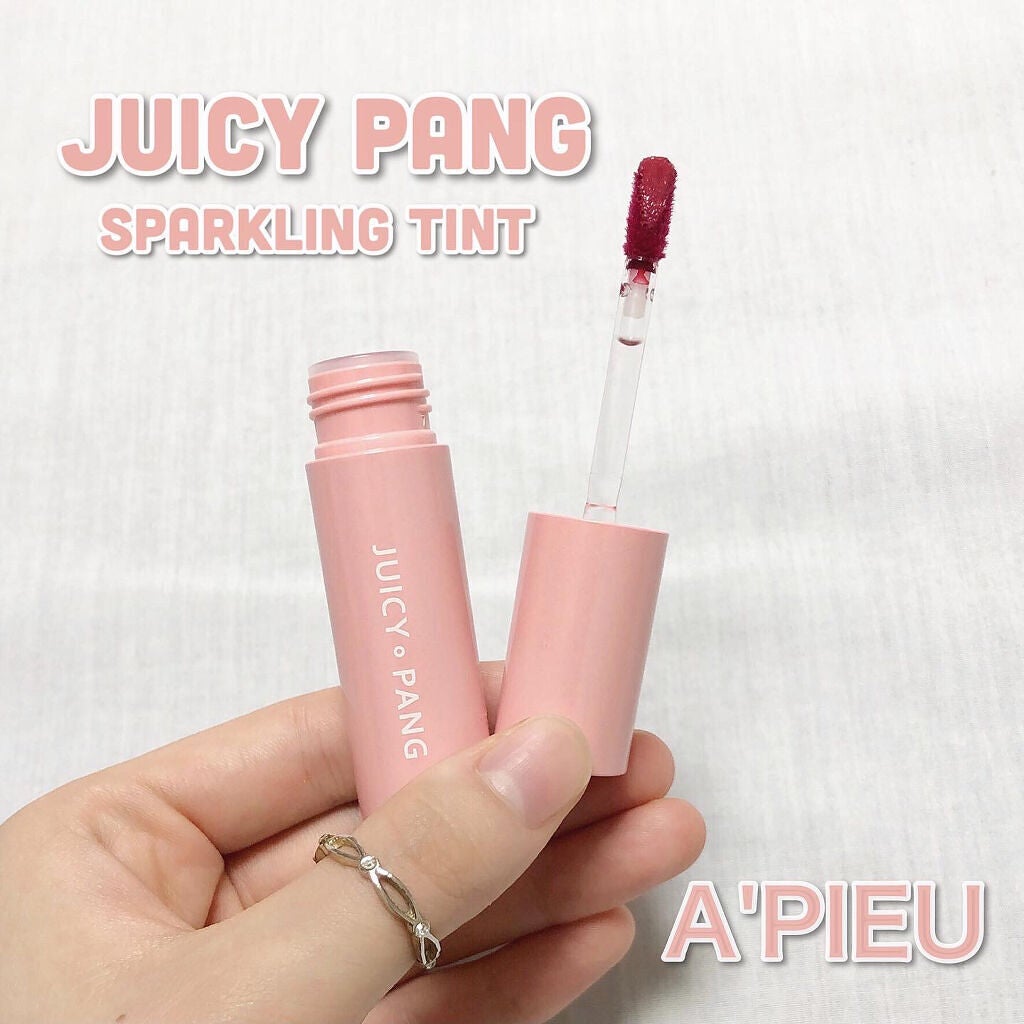 アピュー ジューシーパン スパークリングティント/A’pieu/口紅を使ったクチコミ(1枚目)