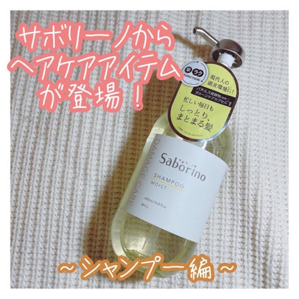 ハヤラクシャンプー モイスト/トリートメント モイスト/サボリーノ/市販シャンプーを使ったクチコミ(1枚目)