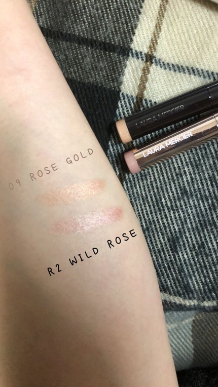 ローズグロウ リフレクションズ キャビアスティック トリオ/ローラ メルシエ/スティックアイシャドウを使ったクチコミ(6枚目)