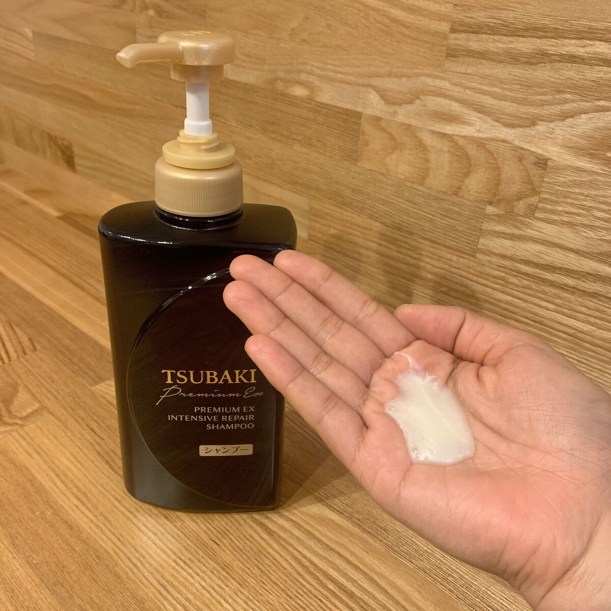 プレミアムＥＸ インテンシブリペア ＜シャンプー＞／コンディショナー＜ヘアトリートメント＞ /TSUBAKI/市販シャンプーを使ったクチコミ（2枚目）