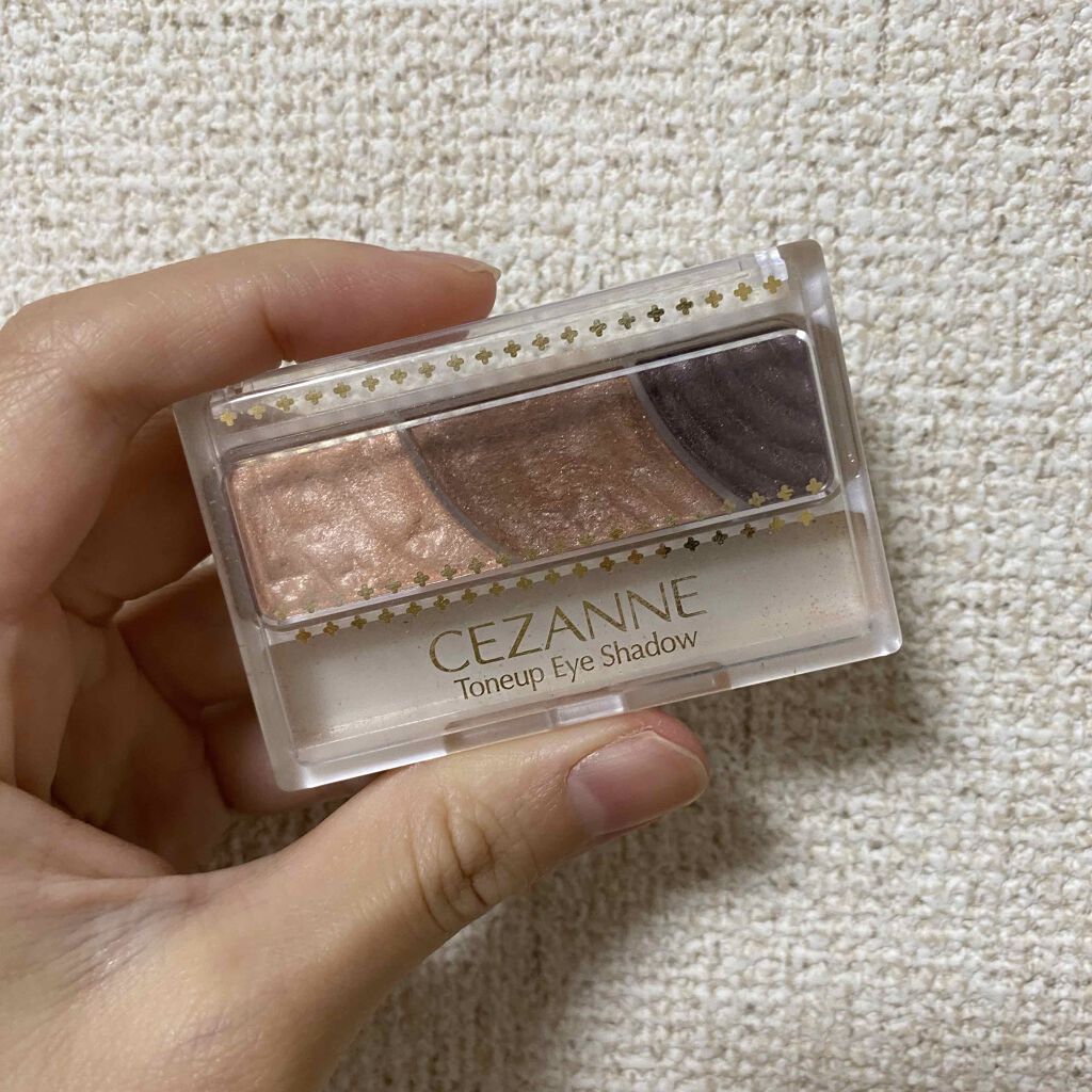 トーンアップアイシャドウ/CEZANNE/アイシャドウパレットを使ったクチコミ(1枚目)