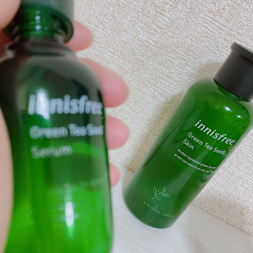 グリーンティーシード スキン/innisfree/化粧水を使ったクチコミ（3枚目）