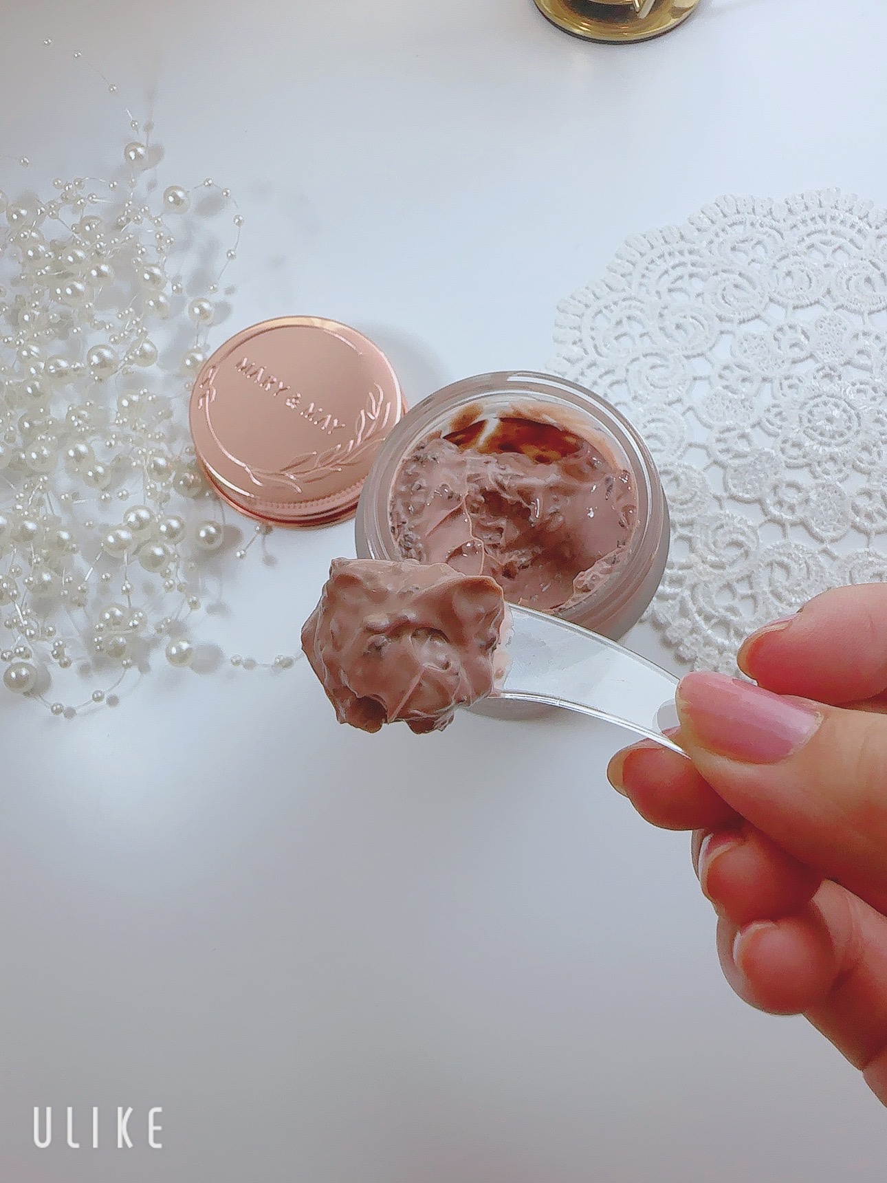 ローズヒアルロニックハイドラウォッシュオフパック/MARY&MAY/洗い流すパック・マスクを使ったクチコミ（3枚目）