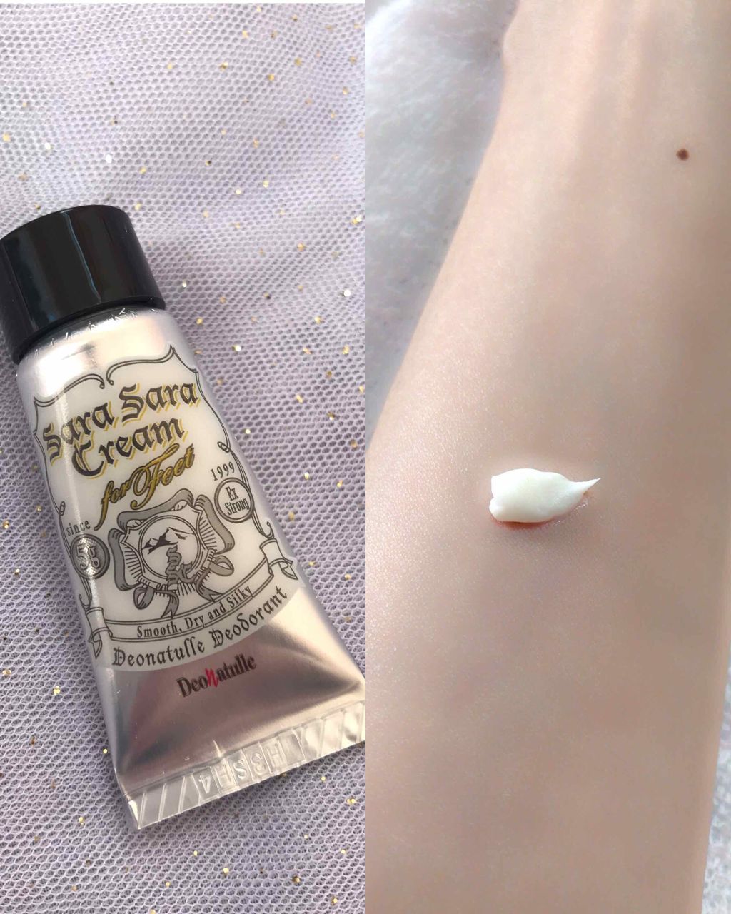 足指さらさらクリーム/デオナチュレ/デオドラント・制汗剤を使ったクチコミ（3枚目）