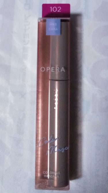 オペラ カラーリングマスカラ 102 クラッシュピンク （限定色）/OPERA/マスカラを使ったクチコミ（1枚目）