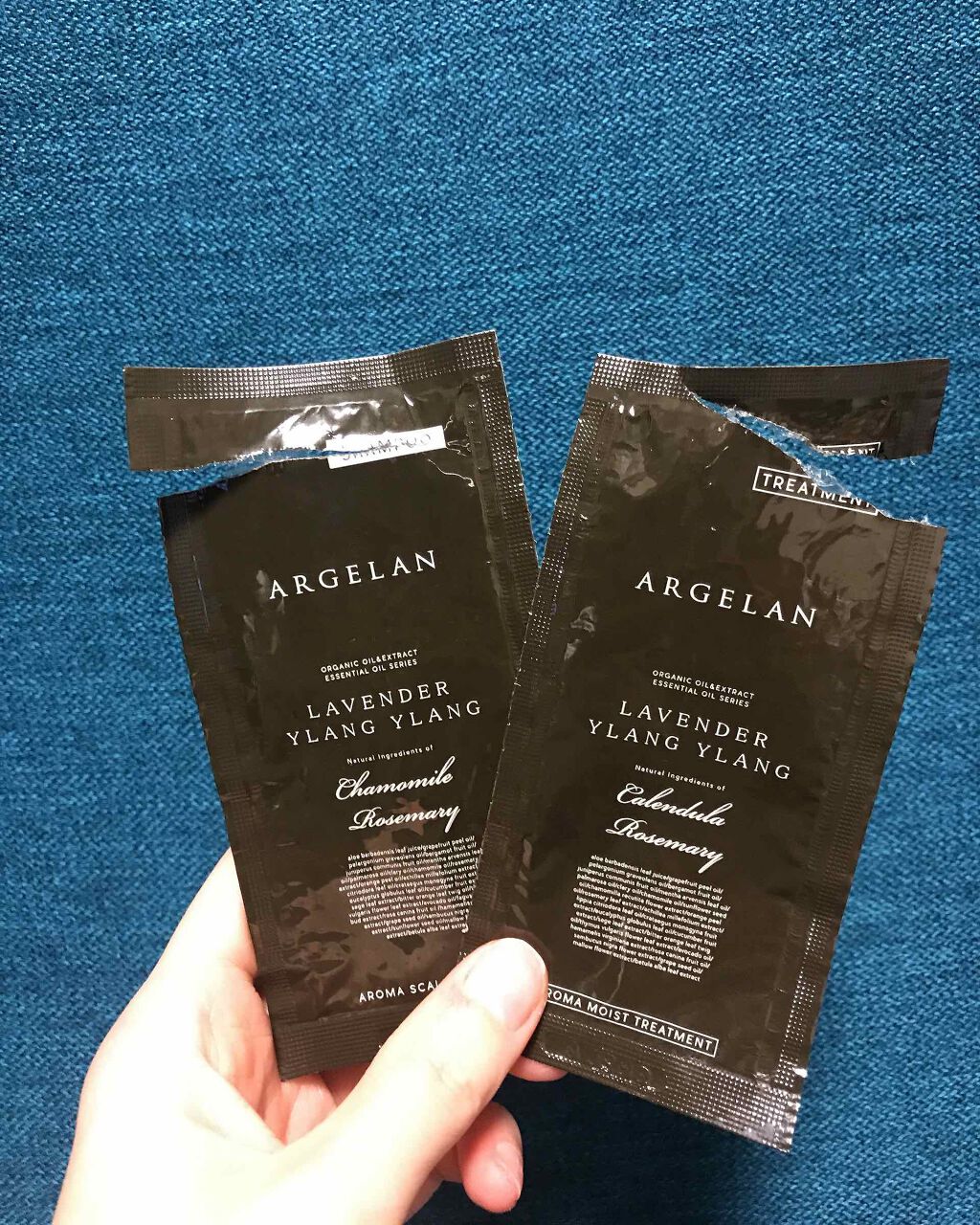 アロマ スカルプ シャンプー /アロマ モイスト ヘア トリートメント（ラベンダー＆イランイラン）/アルジェラン/市販シャンプーを使ったクチコミ（1枚目）