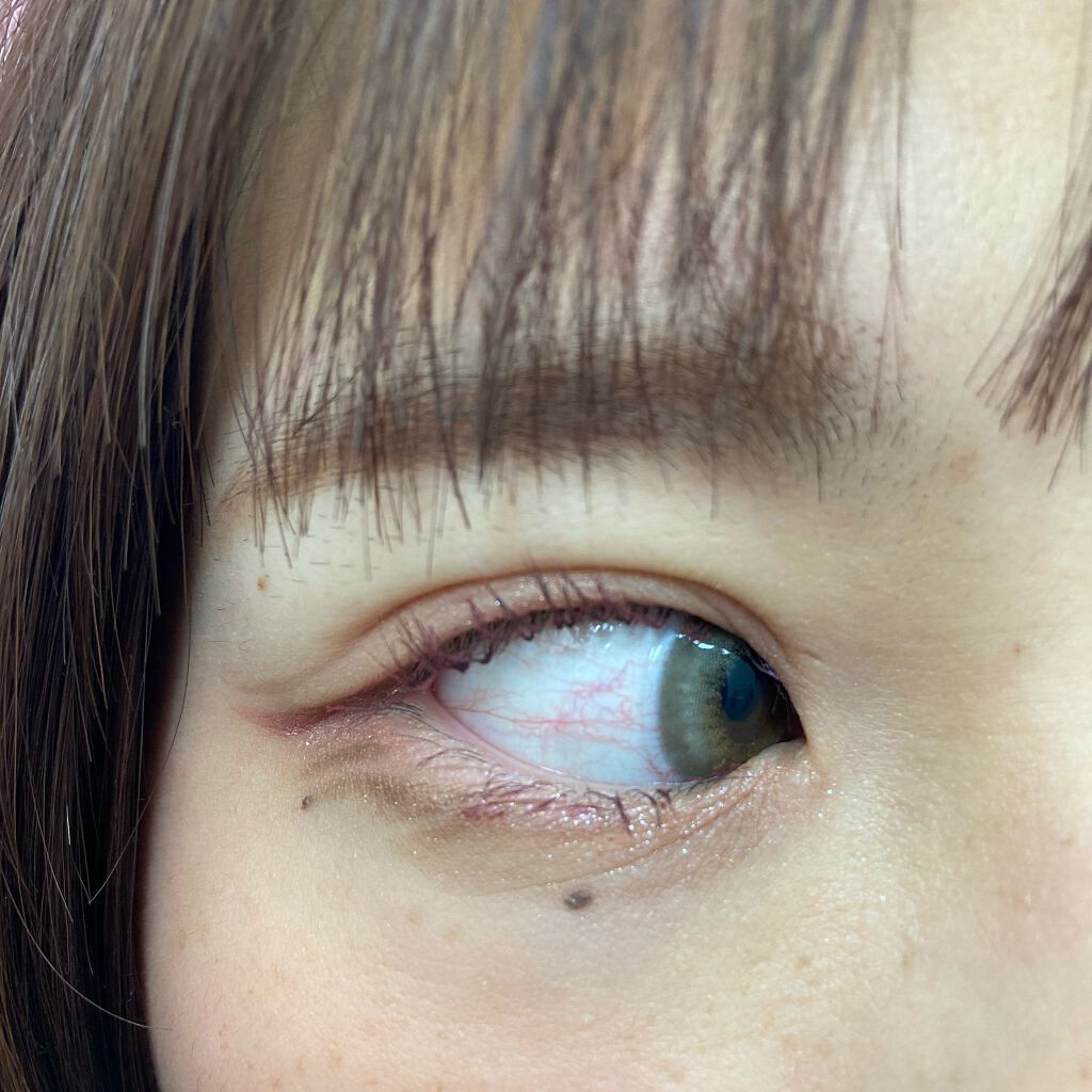 Flurry by colors 1day ハーフアッシュグリーン(アルパカベイビー)/Flurry by colors/ワンデー（１DAY）カラコンを使ったクチコミ（3枚目）