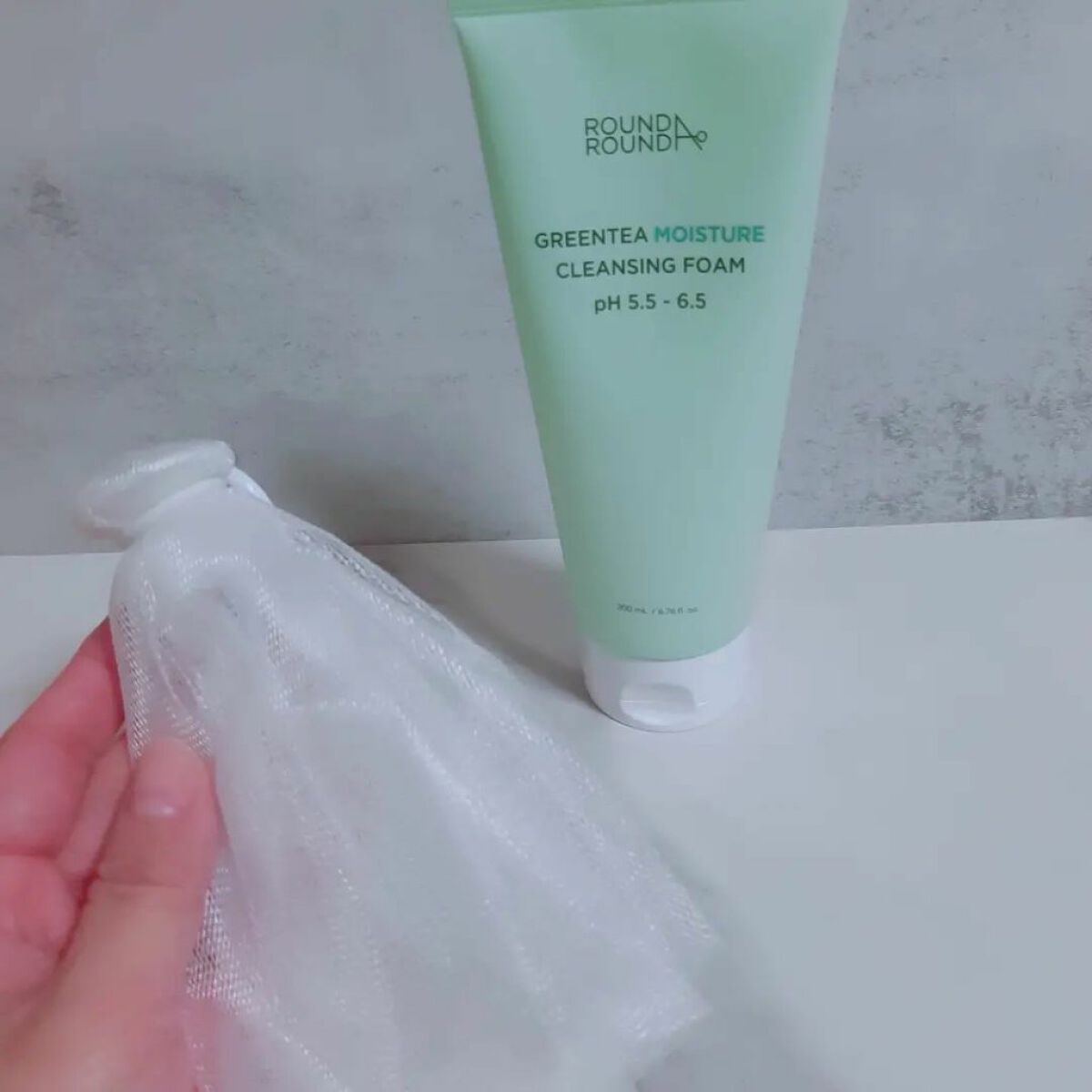 グリーンティー モイスチャークレンジングフォーム/ラウンドアラウンド/洗顔フォームを使ったクチコミ（3枚目）
