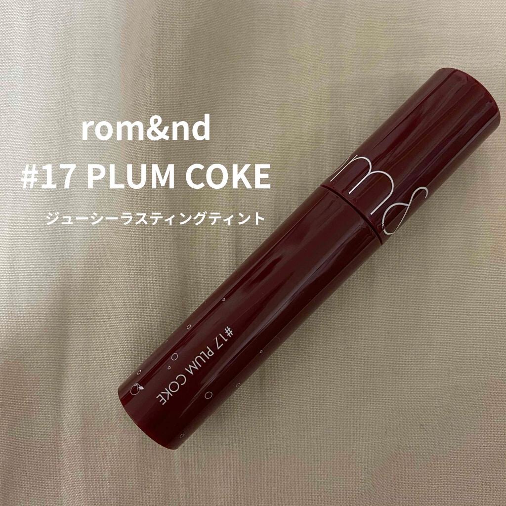 ジューシーラスティングティント/rom&nd/リップティントを使ったクチコミ(1枚目)