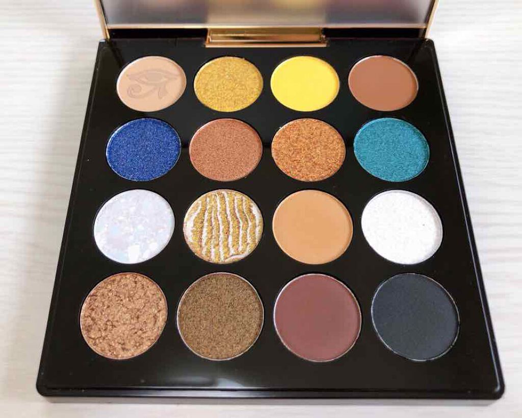 大英博物館 エジプトシリーズ アイシャドウパレット/ZEESEA/アイシャドウパレットを使ったクチコミ(4枚目)