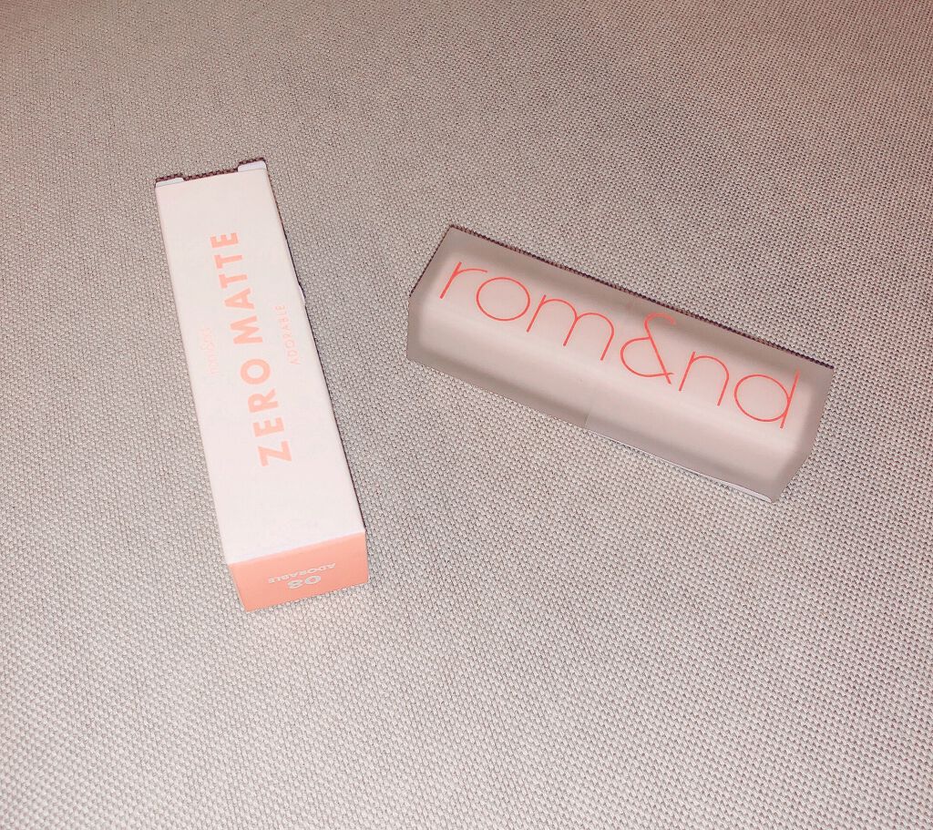 ゼロマットリップスティック/rom&nd/口紅を使ったクチコミ(2枚目)