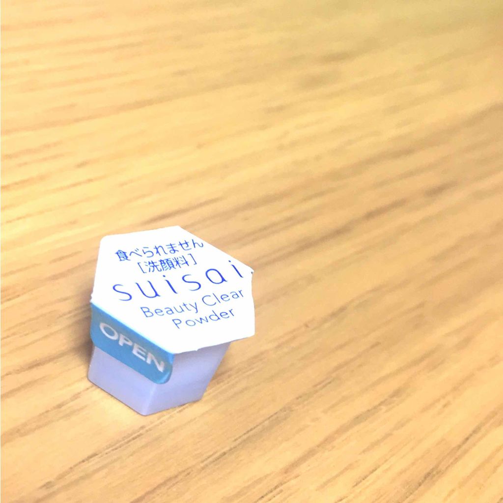スイサイ ビューティクリア パウダーウォッシュ/suisai/洗顔パウダーを使ったクチコミ（1枚目）