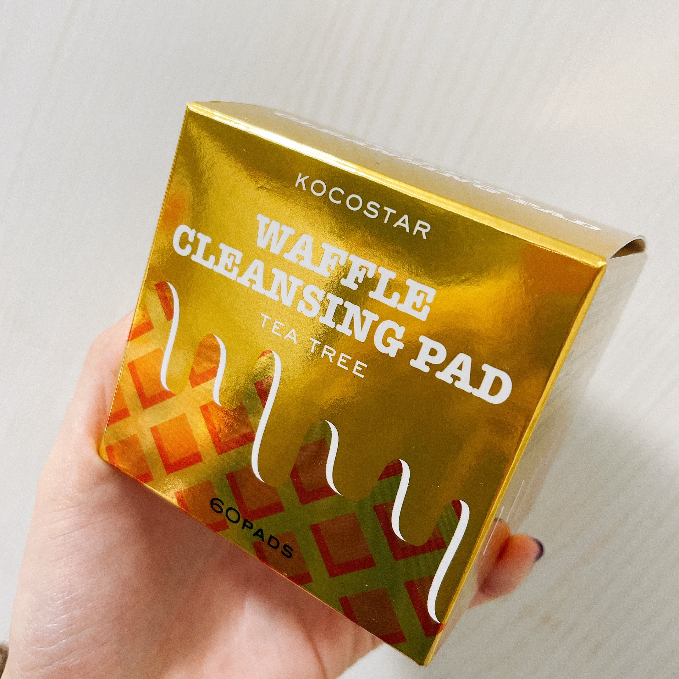 ワッフルクレンジングパッド60P/KOCOSTAR(ココスター)/クレンジングシートを使ったクチコミ（3枚目）