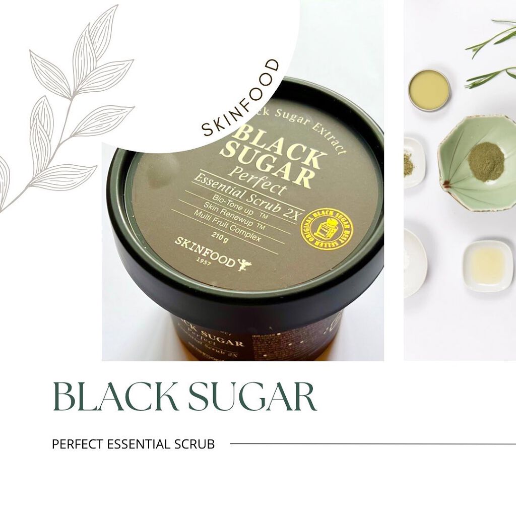 ブラックシュガー パーフェクト エッセンシャル スクラブ2X/SKINFOOD/洗い流すパック・マスクを使ったクチコミ（1枚目）