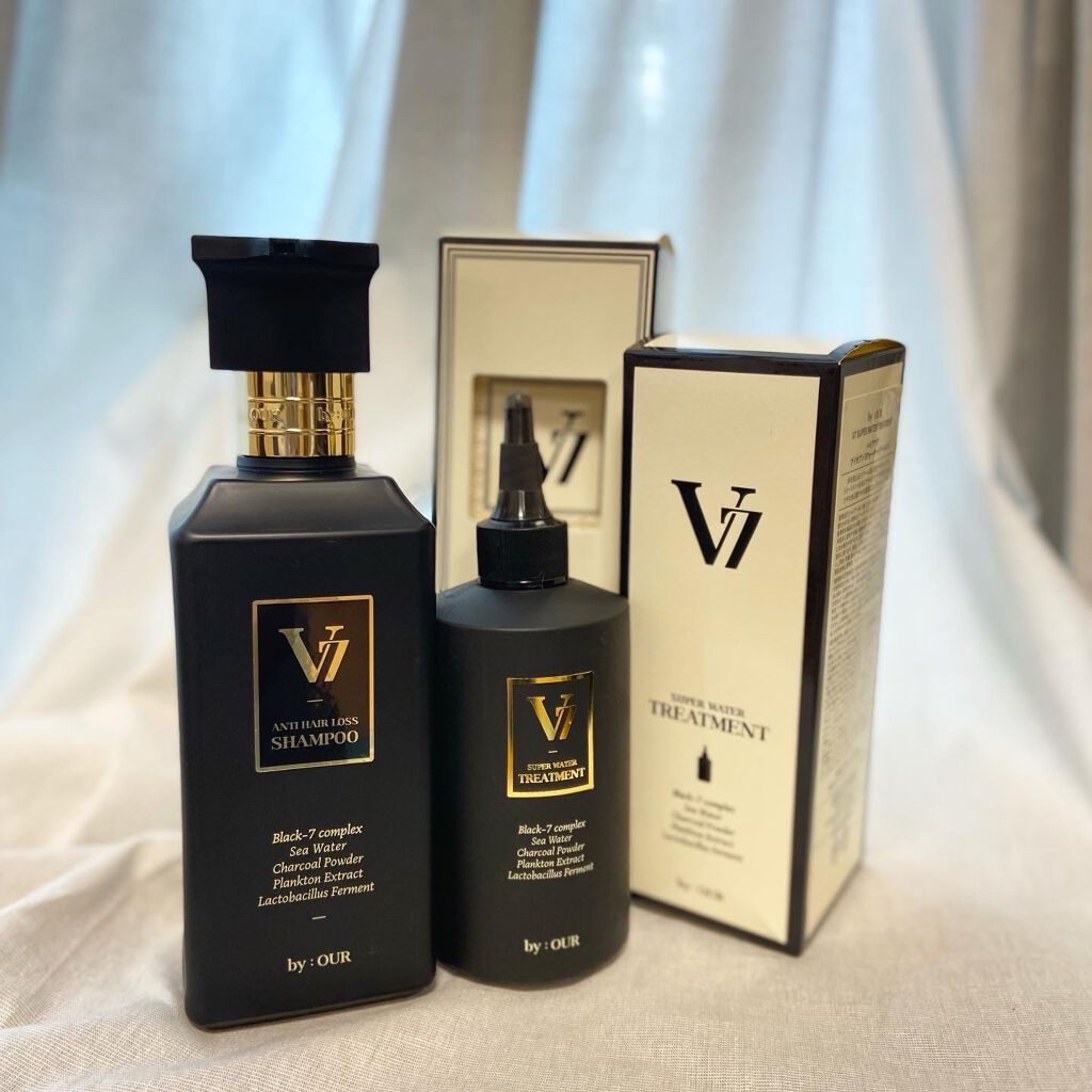 V7 アンチヘアロス シャンプー 500ml/by : OUR/サロンシャンプーを使ったクチコミ（1枚目）