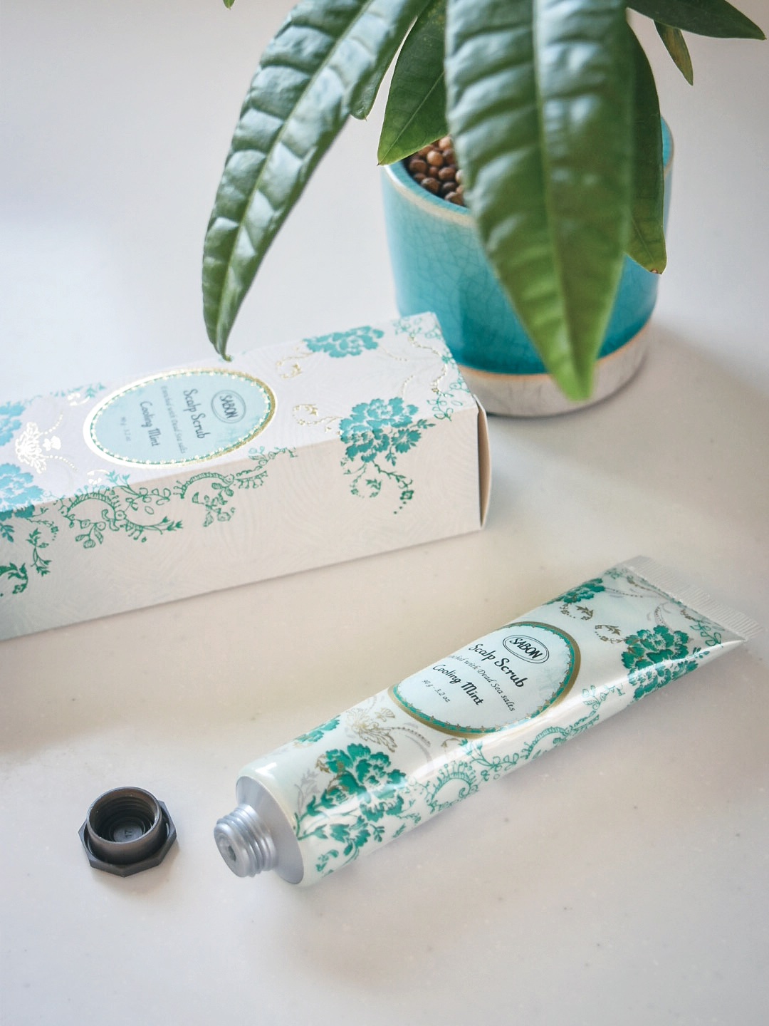 ヘッドスクラブ リフレッシング(ミント)/SABON/ヘッドスクラブを使ったクチコミ（2枚目）