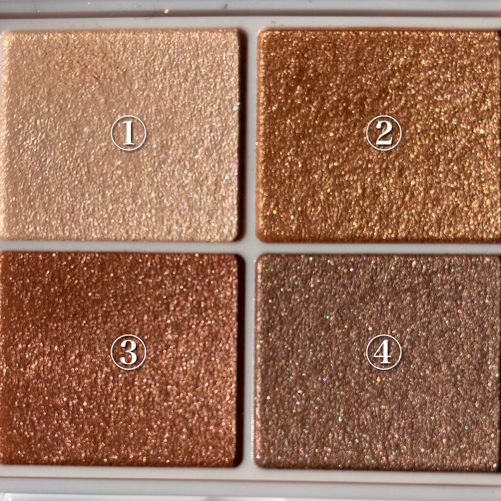 シルキースフレアイズ/キャンメイク/アイシャドウパレットを使ったクチコミ(3枚目)