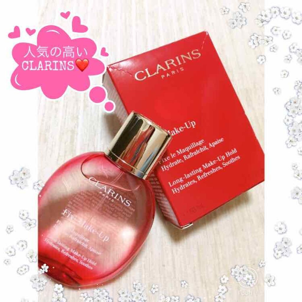 フィックス メイクアップ/CLARINS/ミスト状化粧水を使ったクチコミ（1枚目）