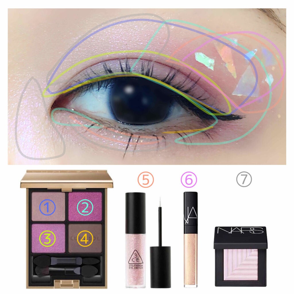 デュアルインテンシティーアイシャドー/NARS/単色アイシャドウを使ったクチコミ(2枚目)