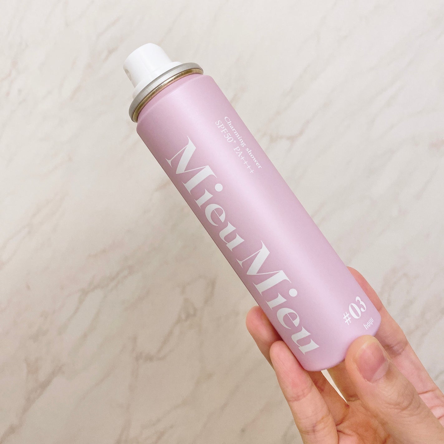 ミュミュ チャーミングシャワー/MieuMieu/ヘアミストを使ったクチコミ(3枚目)