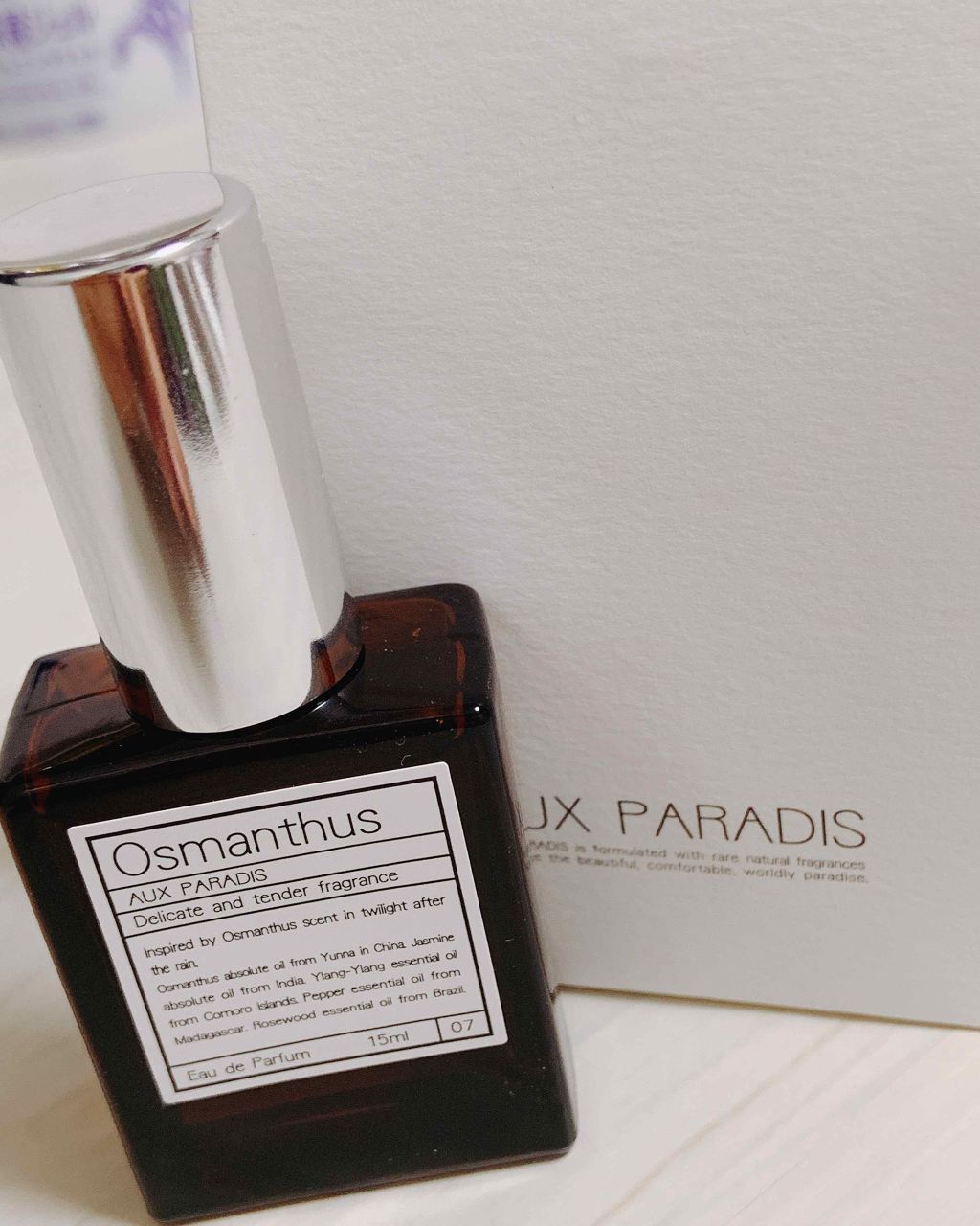 オードパルファム #07 Osmanthus 〔オスマンサス〕/AUX PARADIS/香水(レディース)を使ったクチコミ(1枚目)